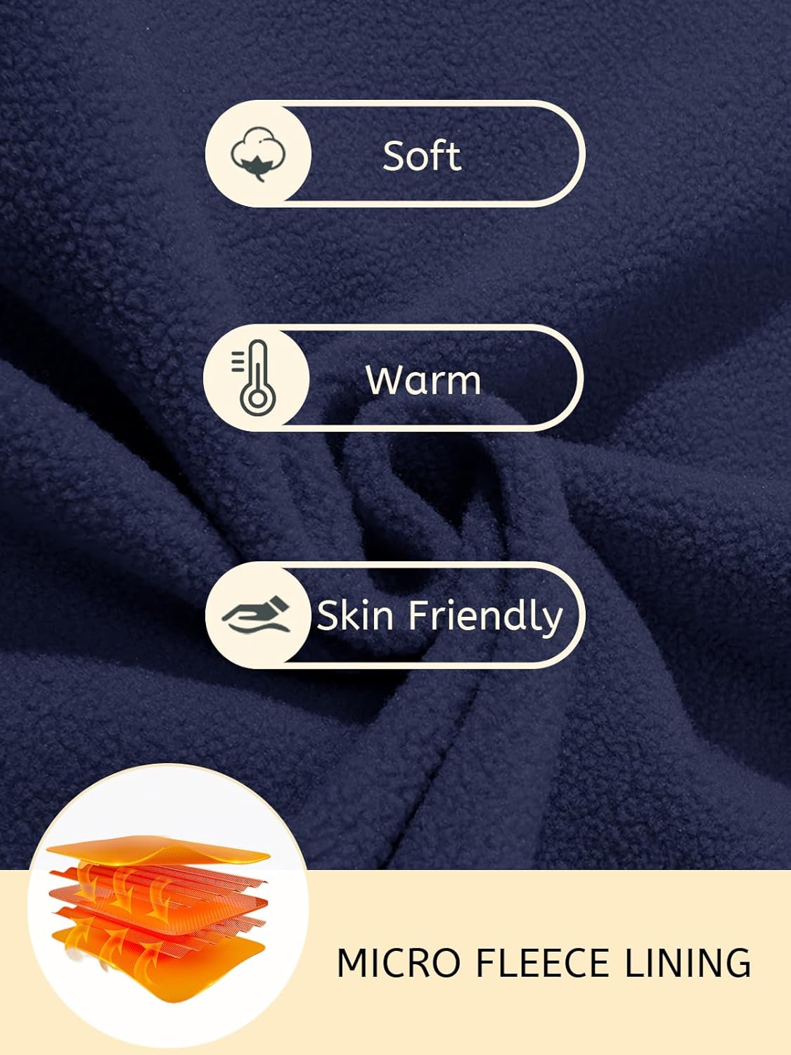 MAGCOMSEN Men's Active Hoodies Fleece Lined Sweatshirts Casual Athletic Workout Pullover With Kangaroo Pocket - Image 6