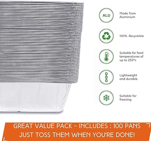 Miniatura 10 de Paquete de 50 forros para bandeja de goteo Blackstone, bandeja de aluminio desechable para 17, 22, 28, 36 pulgadas, bandeja de goteo Blackstone,