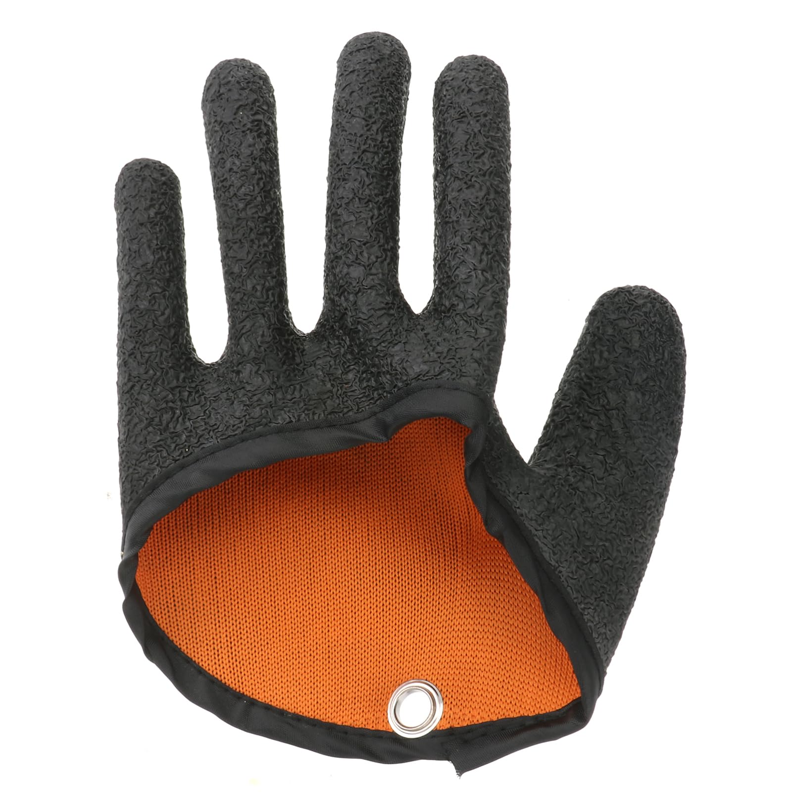 VICASKY 1Pc Non Slip Fishing Gloves Lightweight Pe Thread Woven Design for Use Fishbone Grip Comfortable and Easy to Clean Left Glove Black