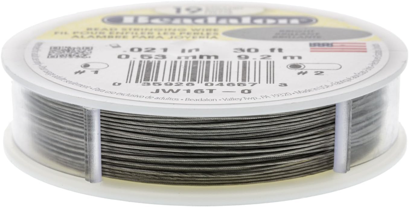 Beadalon 19 Bright .021” 30ft.