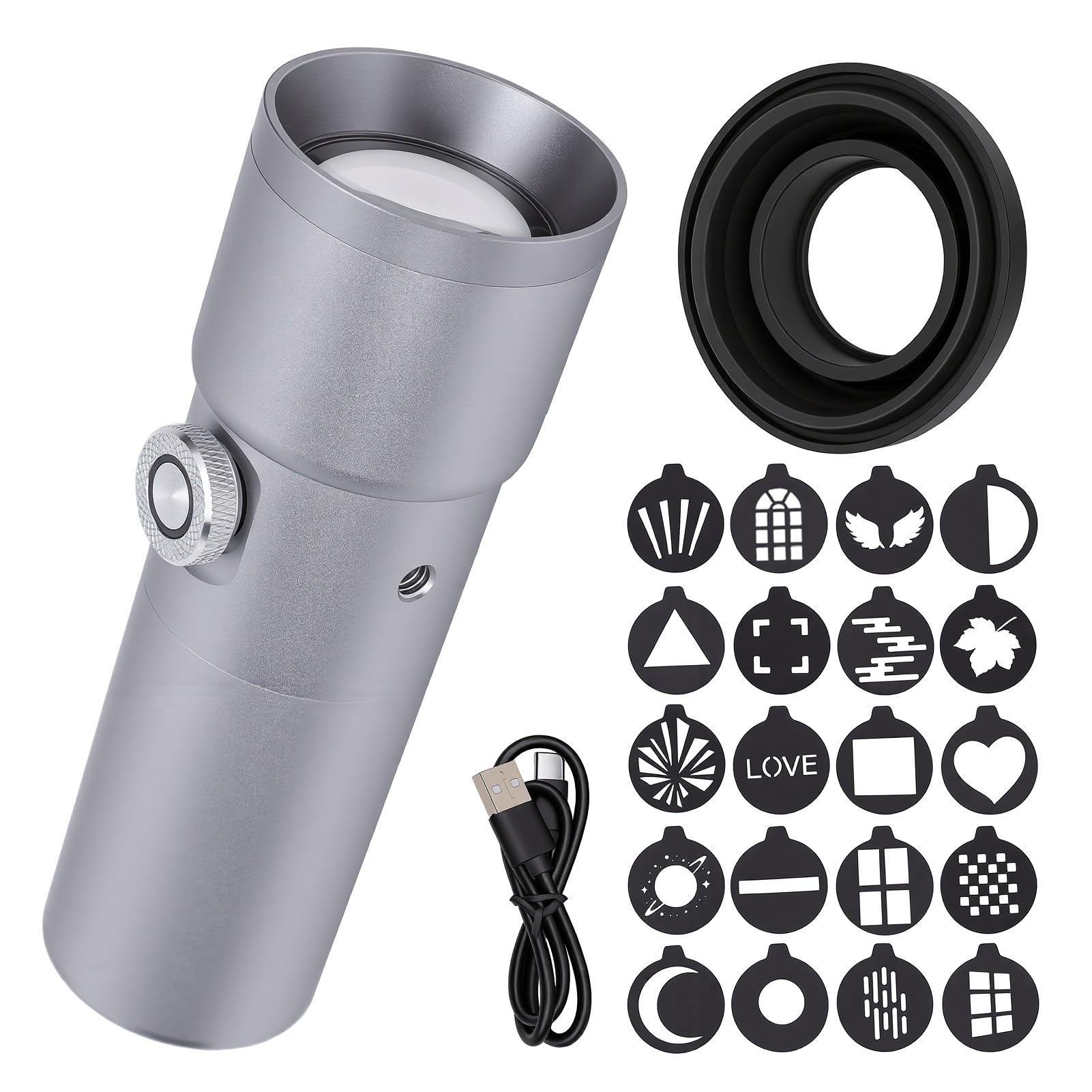 Torcia Fotografica LED da 10 W, 4 Colori, 20 Fogli Campione