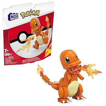 MEGA Pokemon Building Toys Set Build & Show Charmander 180 Pieces