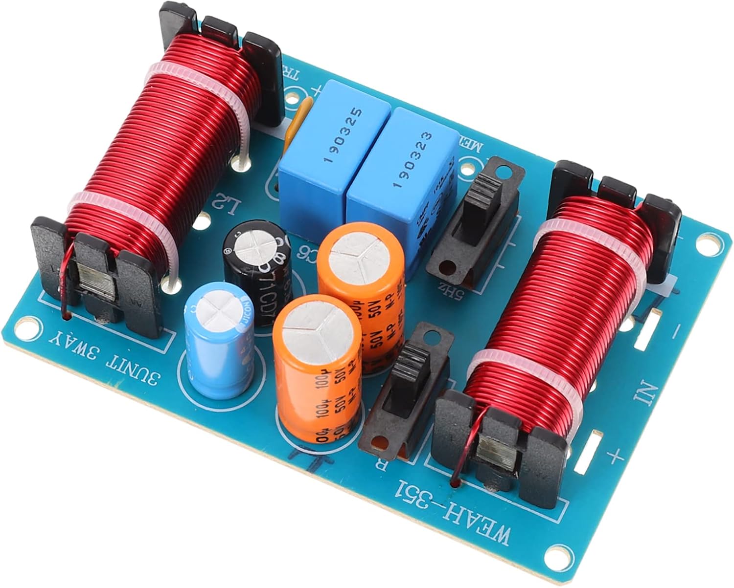 Amazon VORCOOL オーディオ デバイダー プロ ツール サウンド ウーファー ベース スピーカー クロスオーバー スピーカー