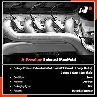 Vista 2 de A-Premium [L6 4.2L] Colector de escape con juntas, espárragos, tuercas, pernos, arandelas compatibles con Chevy Trailblazer, Trailblazer EXT y GMC