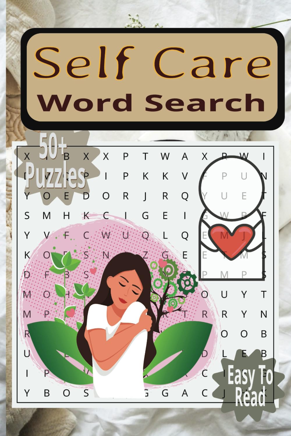 Self Care Word Search Puzzle Books: Word Searches with Easy to Read Print about Self Acceptance Inner Confidence Personal Worth and more 6x9,111 ... for Vacations Holiday, and free times.