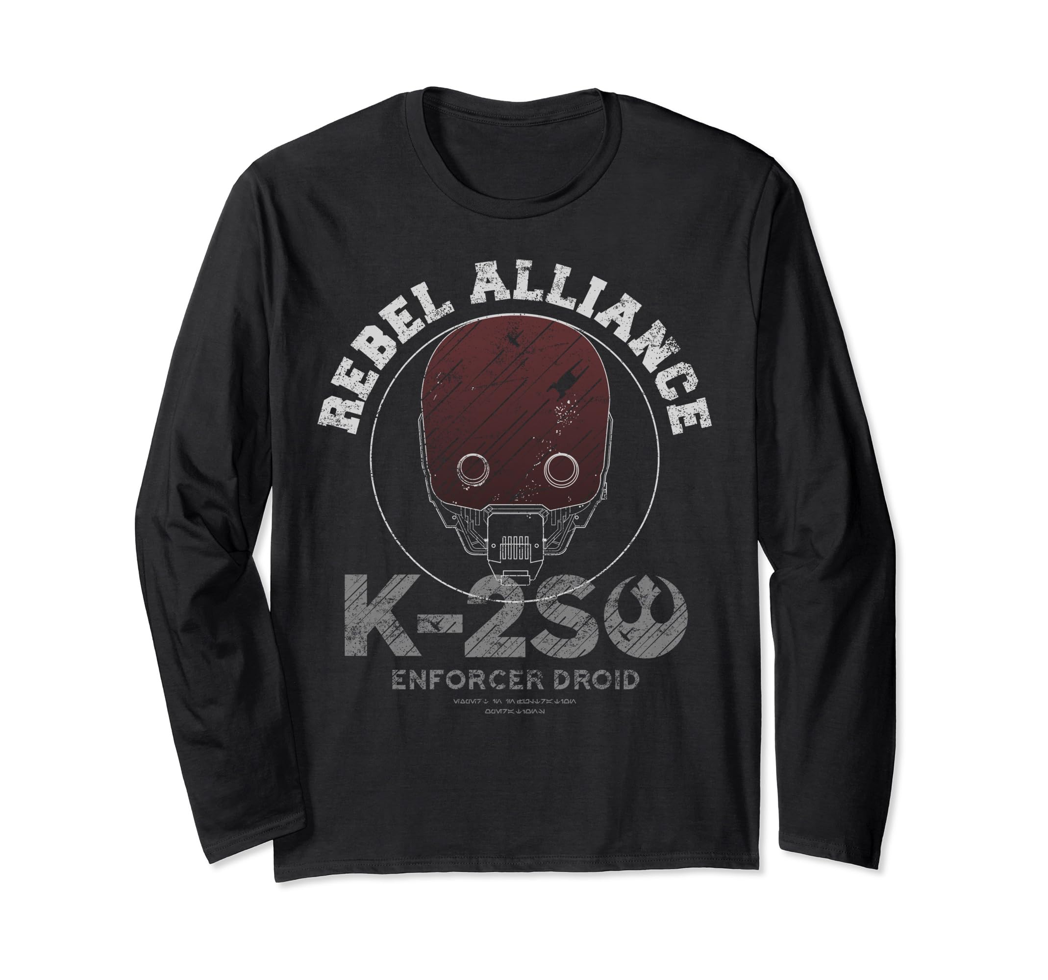 Star Wars Rogue One K-2SO Rebel Alliance Long Sleeve T-Shirt