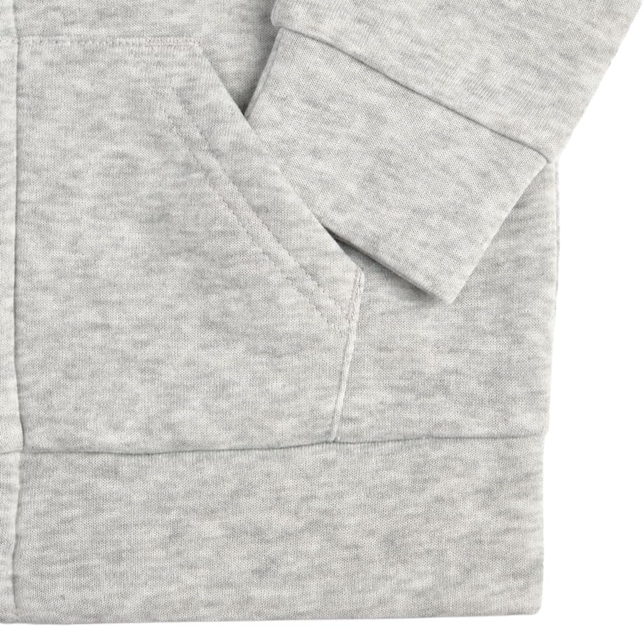 PUMA Kids Girls Essentials Basics Spun Poly Fleece Hoodie Casual Outerwear Casual - Grey