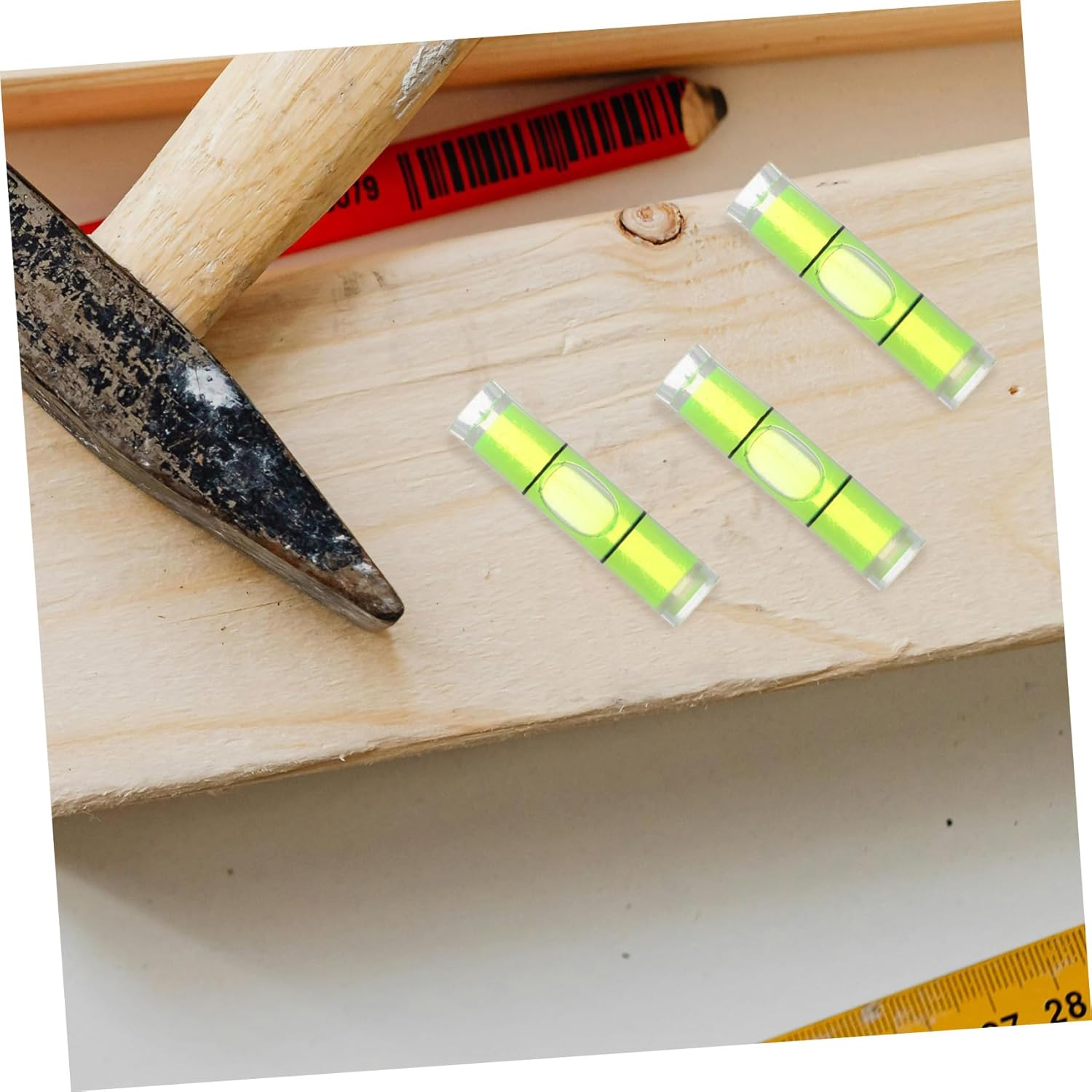 DOITOOL Versatile Mini Level Tool 50pcs Bubble Spirit Level for Motorhome Camping