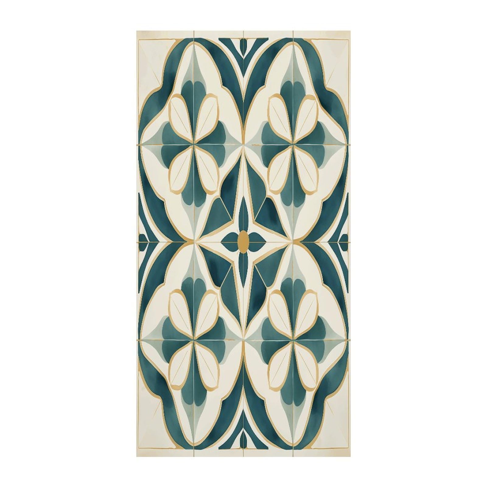 Fekiloot Style Geometric Design Pictures Door Curtain Room Divider Curtains