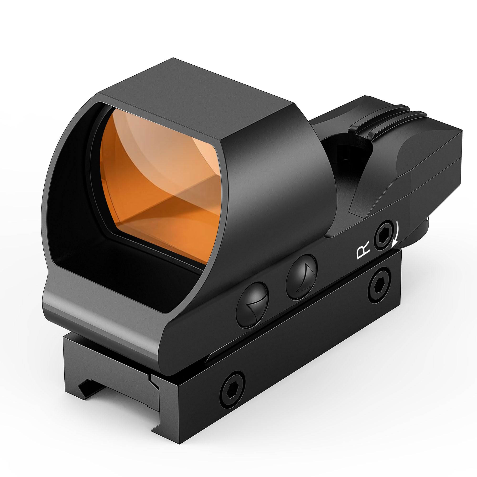 UUQ Rechargeable Reflex Sight,1x28x40mm Red Dot Optic with Charging Port,Multiple reticles,Compatible with Picatinny Rails,Supports Co-Witness