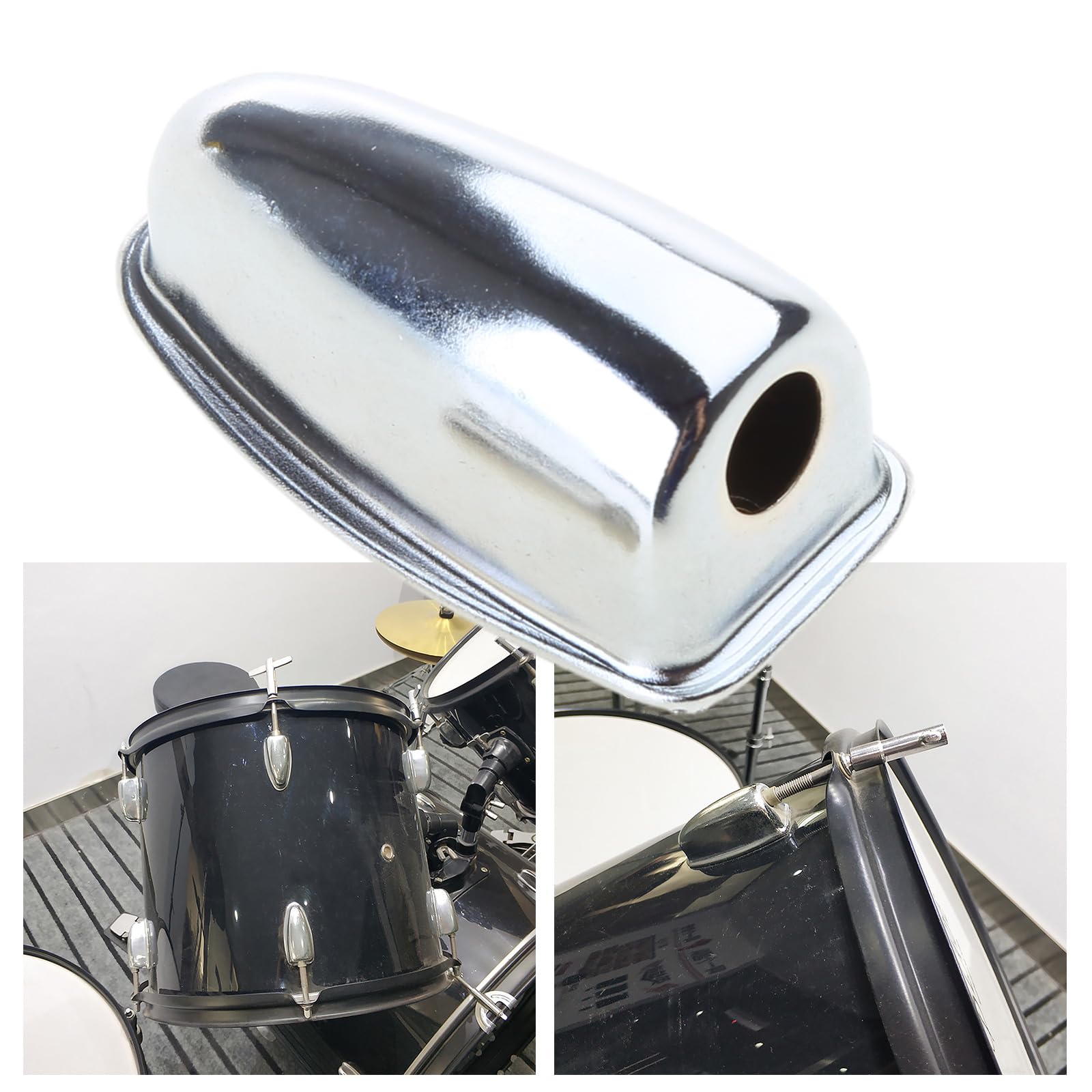 Nawwgy Metal Drum Lugs Single End Bass Drum Lugs Snare Drum Replacement Hardware Drum Accessories for for Percussion Instrument Drum Set Snare Drum lugs