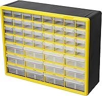 Vista 138 de Akro-Mils 10164 64 Piezas de plástico de equipo de almacenamiento y Gabinete cajón, 20 x 16 x 6-1/2 pulgadas, color negro