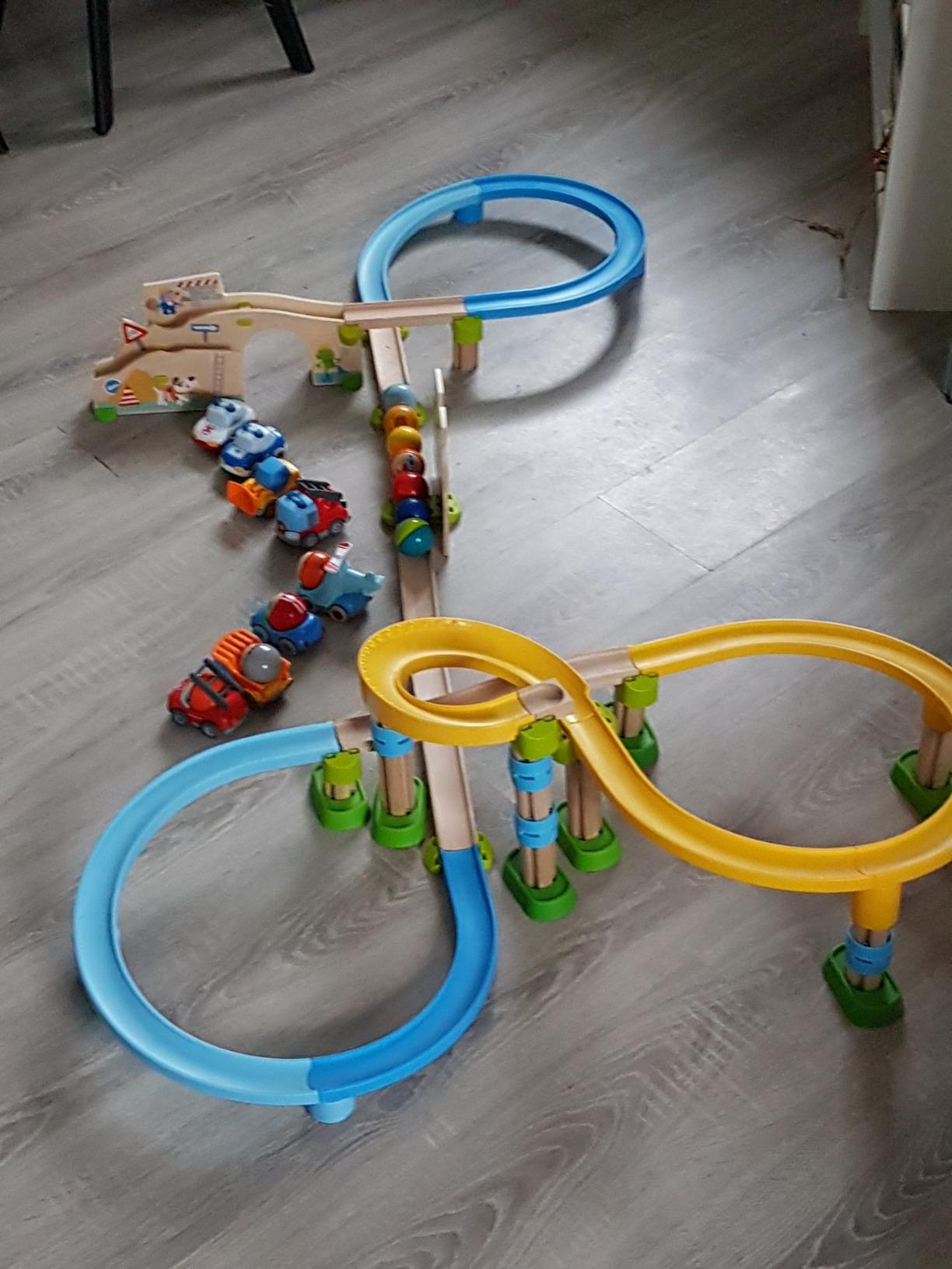 HABA Kullerbü Spurbahn auf der Baustelle 303081 in Sachsen