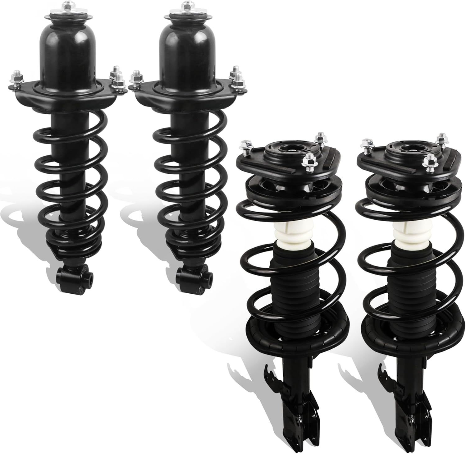 KUIPERAUTO Front and Rear Complete Strut Assemblies 172400L 172400R 172390 172391 Compatible for 2005-2010 Scion tC 2.4L(Set of 4)