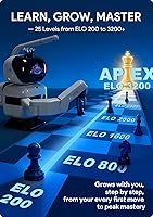 Vista 3 de AI Chess Robot with Robotic Arm Electronic Computer Chess Board– 25 AI Levels, 1200+ Exercises, Endgame Trainer, Classic Game Replay, Voice