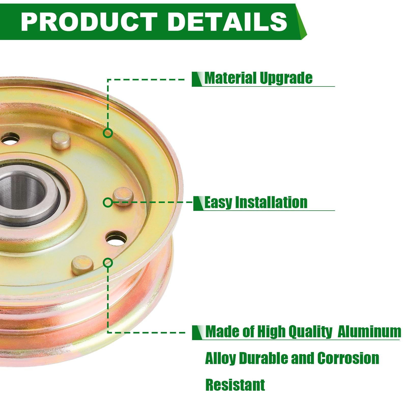 King Kutter Idler Pulley - RFM Series 4/5/6 Mowers -4 King Kutter Idler Pulley - RFM Series 4/5/6 Mowers -4