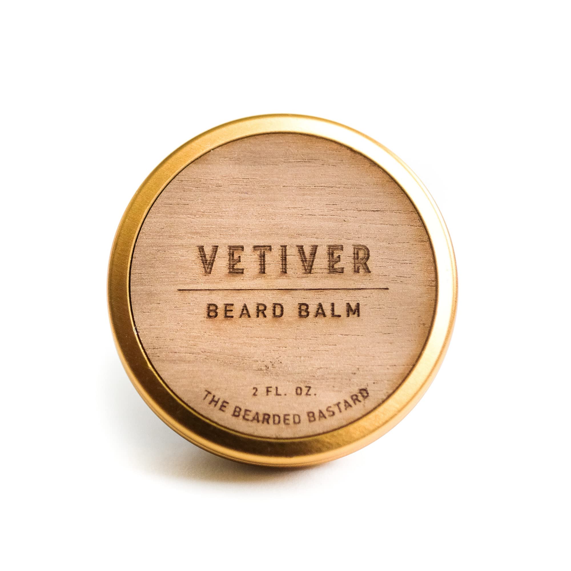 The Bearded BastardTBB Vetiver Beard Balm for Men | Tame & Style Your Beard | Beard Conditioner with Shea Butter, Jojoba Oil, Argan Oil (2 Oz.)