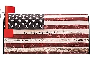 American Flag Welcome Magnetic Mailbox Cover
