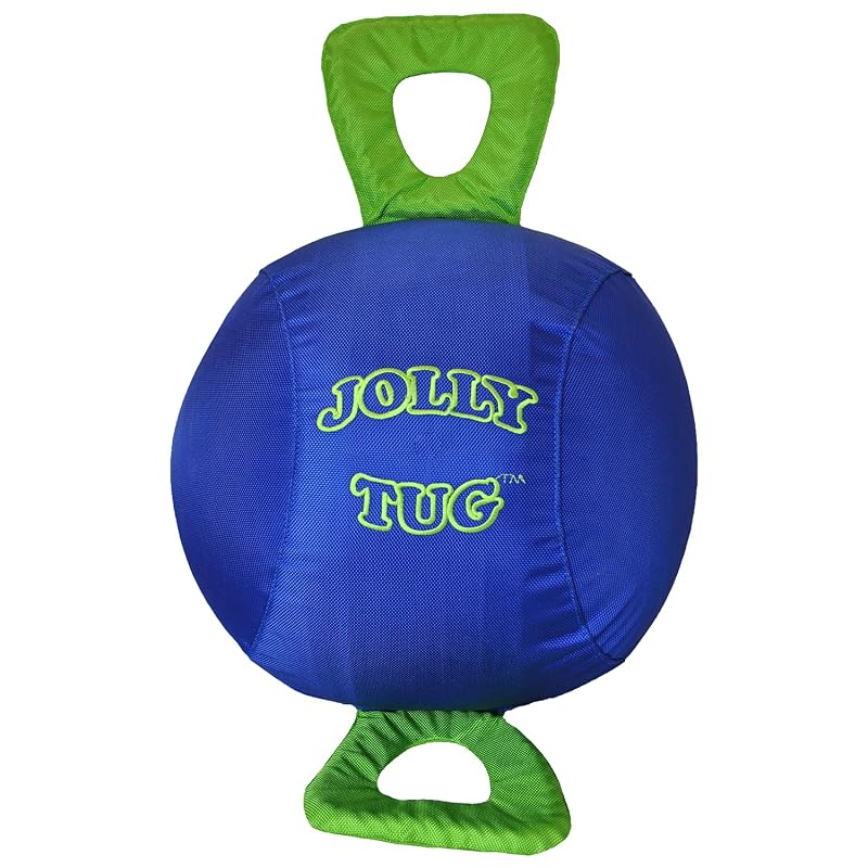 Brinquedo bola de puxar para cavalos Horsemen's Pride Jolly Tug JT14 B Blue, 35,56 cm