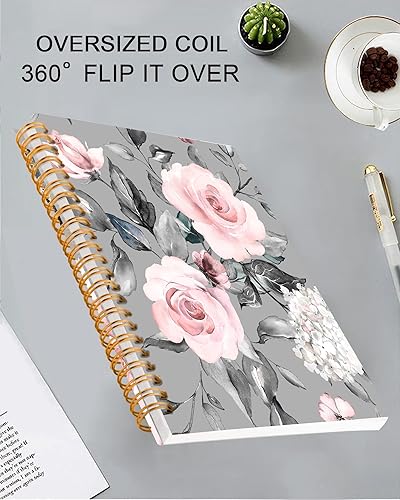 Miniatura 9 de iampanda Cuaderno de diario en espiral, encuadernación fuerte de doble alambre con papel de primera calidad para niñas y mujeres, diseño de