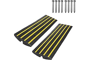 Driveway Curb Ramps for Low Cars - Heavy Duty & Durable Curb...