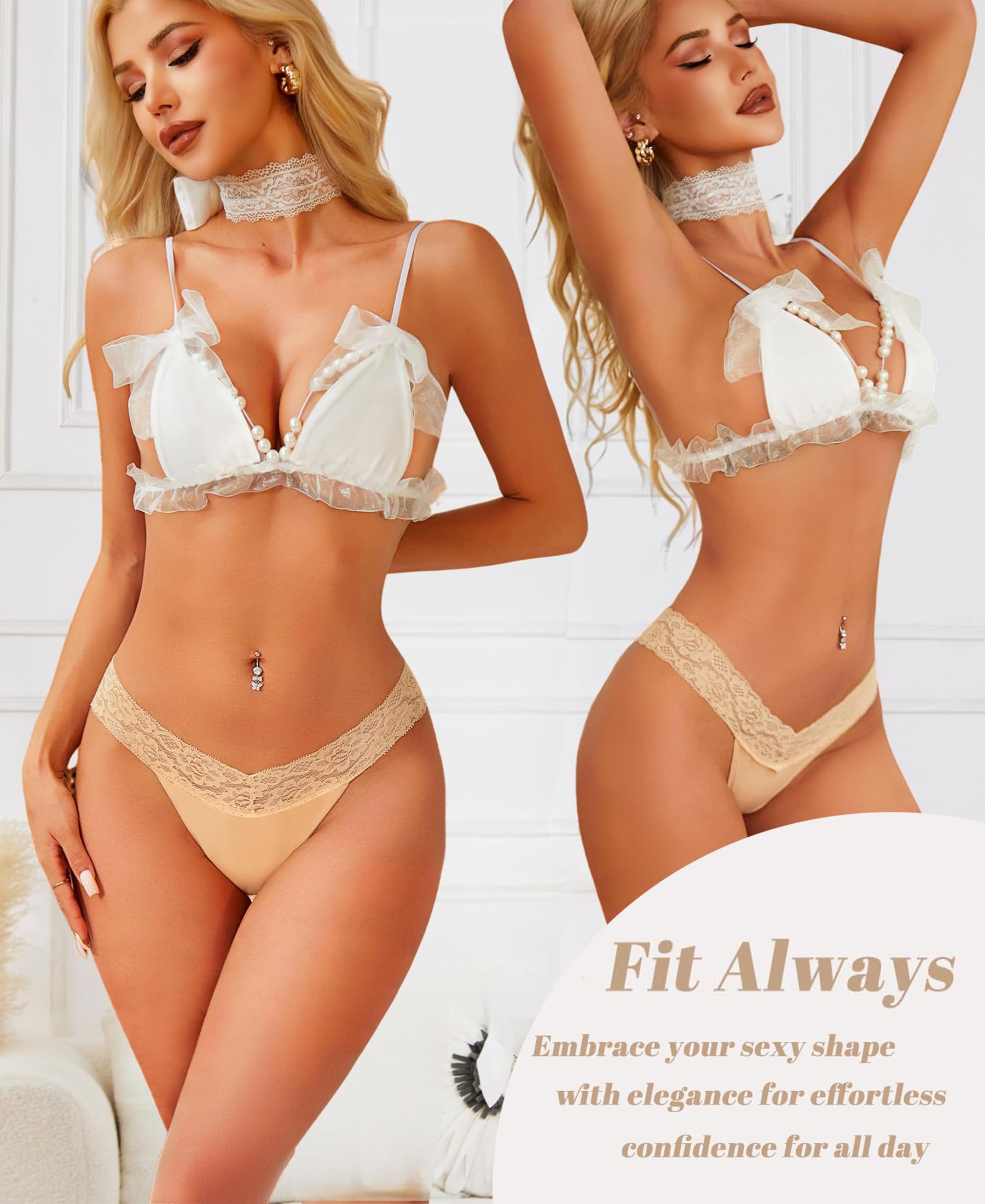 BeReady Perizoma Donna Cotone Seducente Mutande Donna Cotone Brasiliana Slip Donna Cotone Brasiliana Cotone Donna Intimo Donna Thong