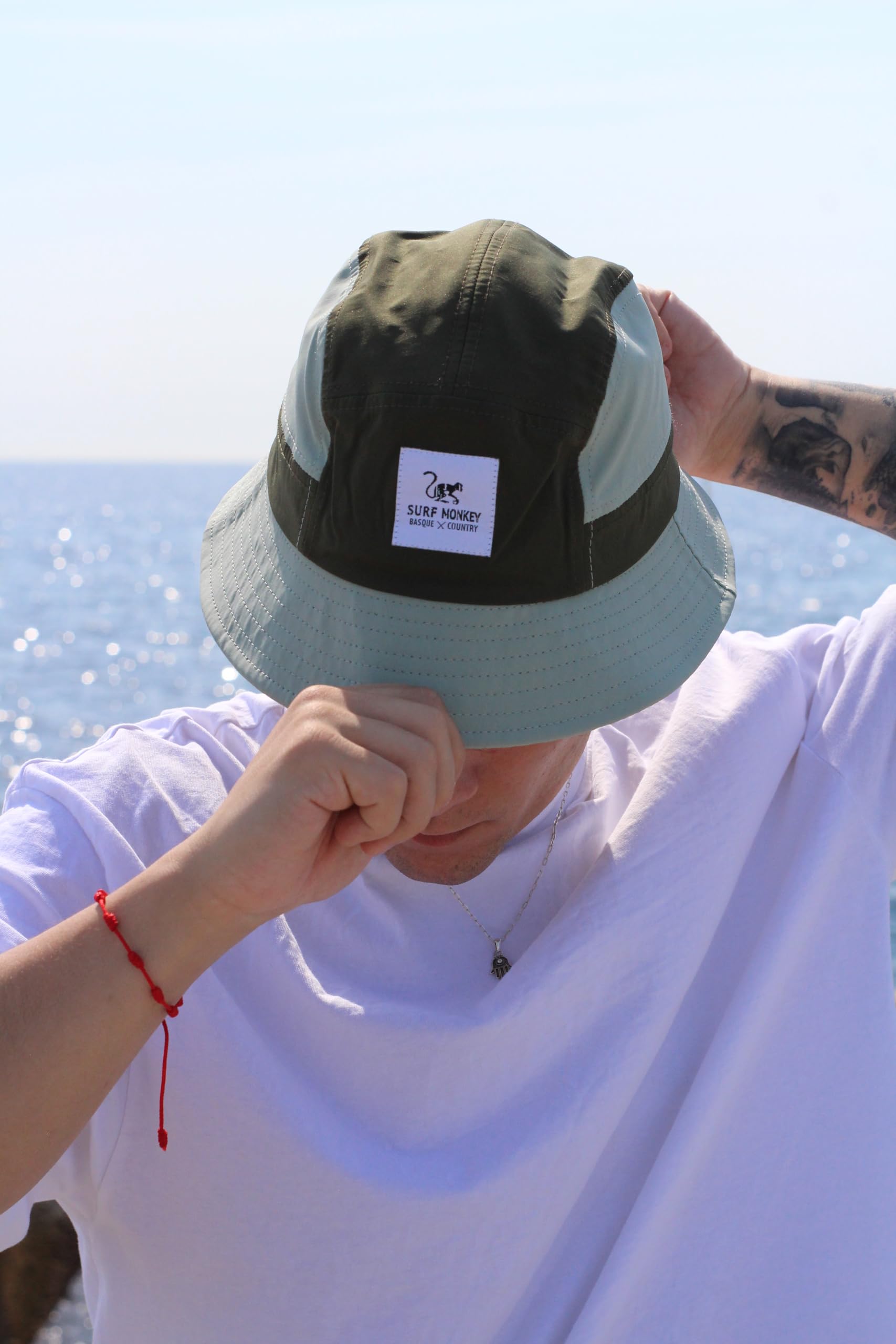 Surf Monkey Boonie Hat Gorro de Pescador Hombre/Mujer - Waterproof - Talla única