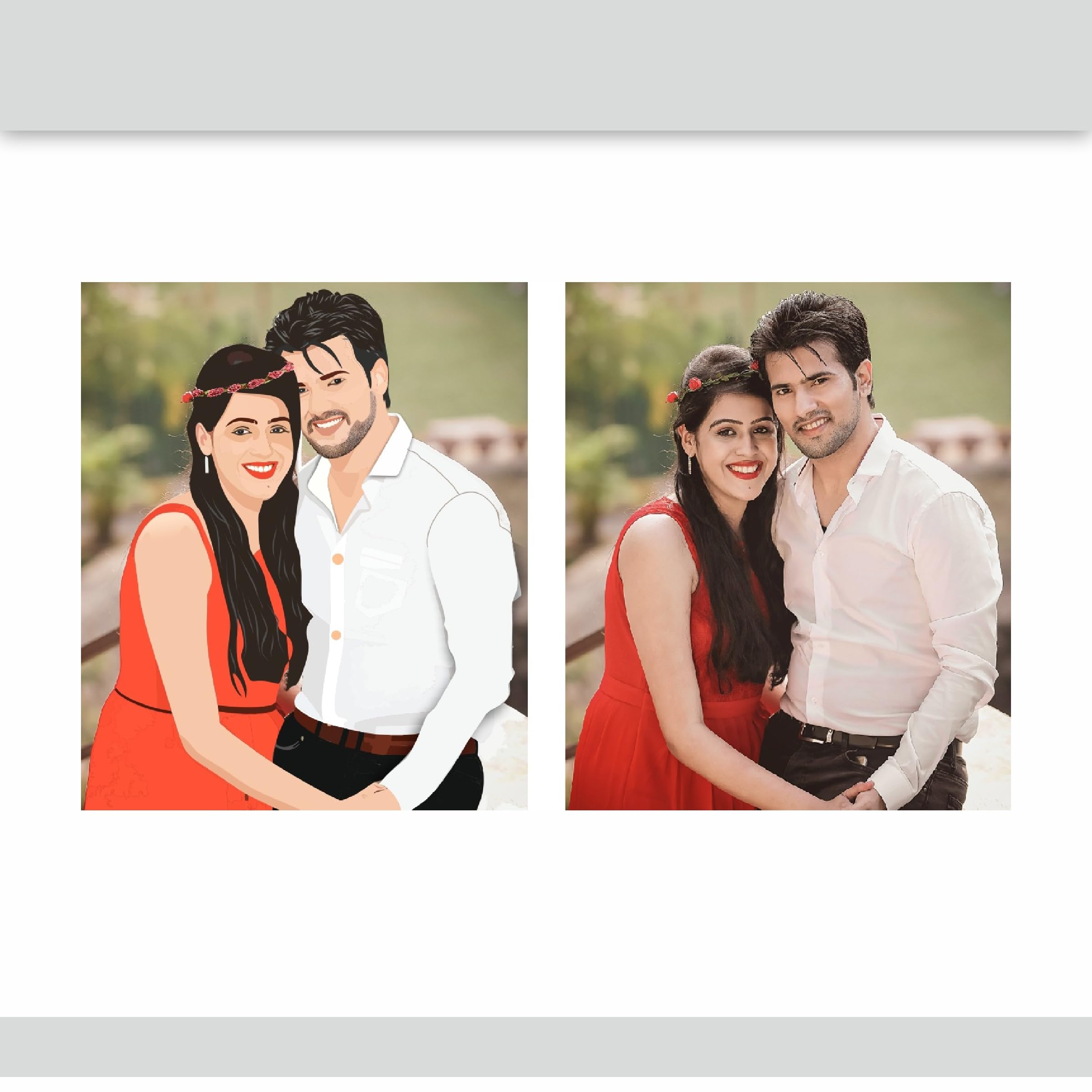 Personalized Digital Oil Painting Frame – 9.25 x 12.8 inch Unique… – view 7