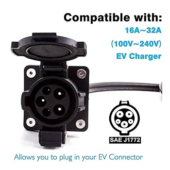 フィアット EV充電ケーブル 200V SAE J1772 タイプ1 充電器 Amazon.co.jp: ev充電器 J1772 充電器 タイプ 1 ケーブル レベル