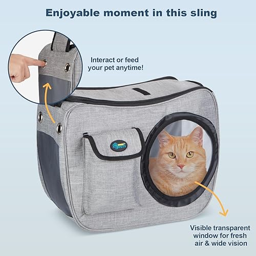 Miniatura 6 de OWNPETS Transportador para mascotas, bolsa de viaje para aerolíneas para mascotas, apta para perros pequeños de 10 a 13 libras, cómodo, ajustable,