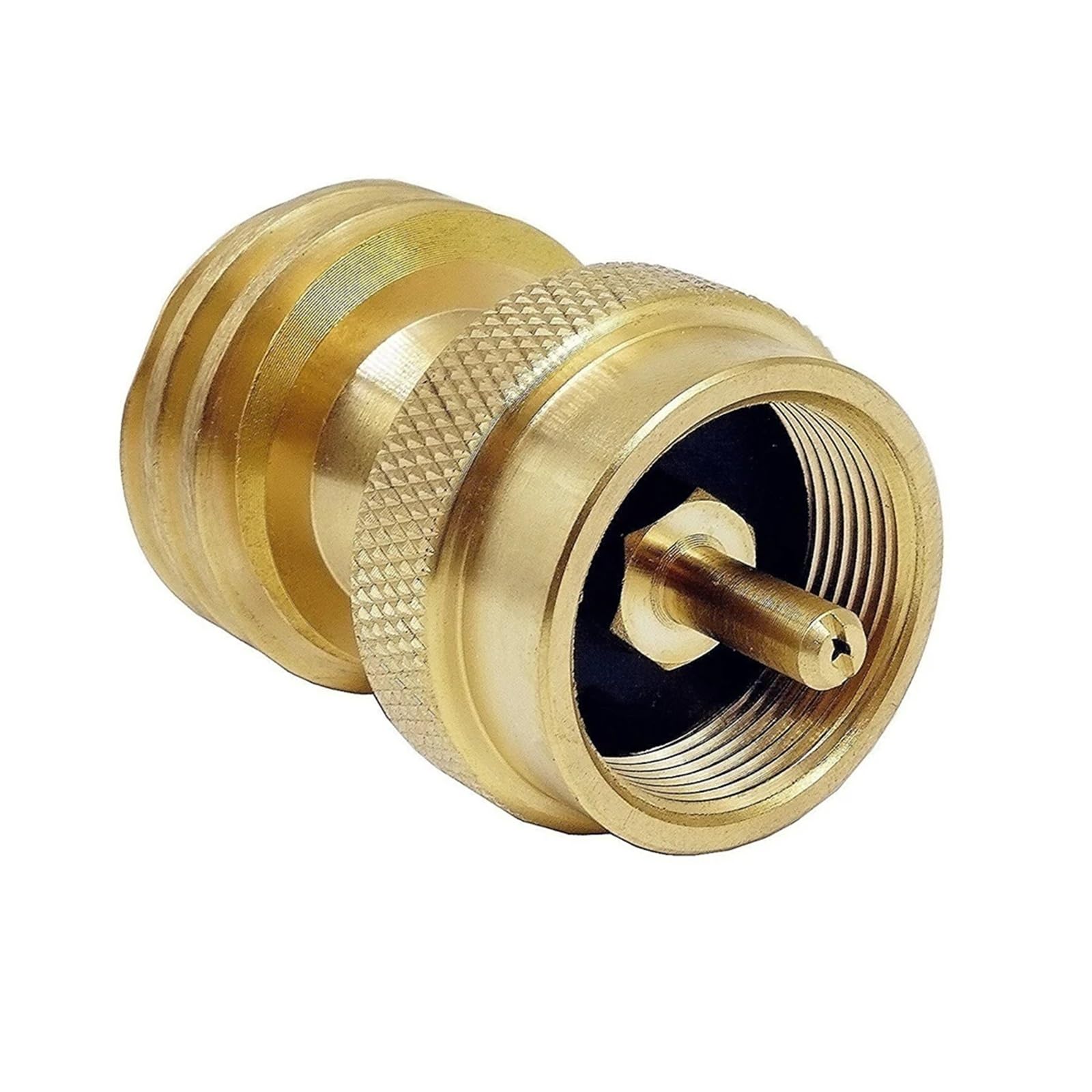 ZVHZQEMMT Propane Tank Brass Conversion Fill Adapter QCC1 Connector Northern America Camping Outdoor Gas Inflation Connector Lucky