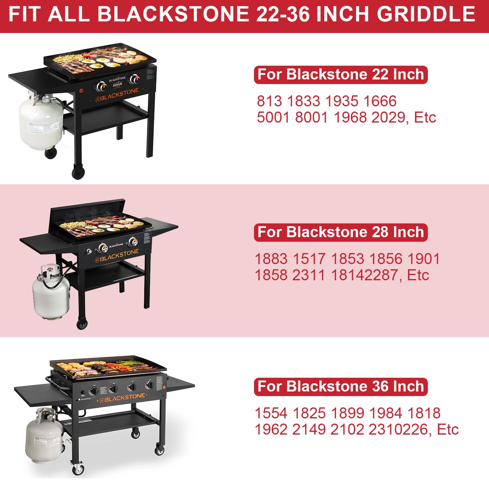 Griddle Racks Snapklik.com : Adjustable Griddle Warming Rack For Blackstone 22 28 36 ...
