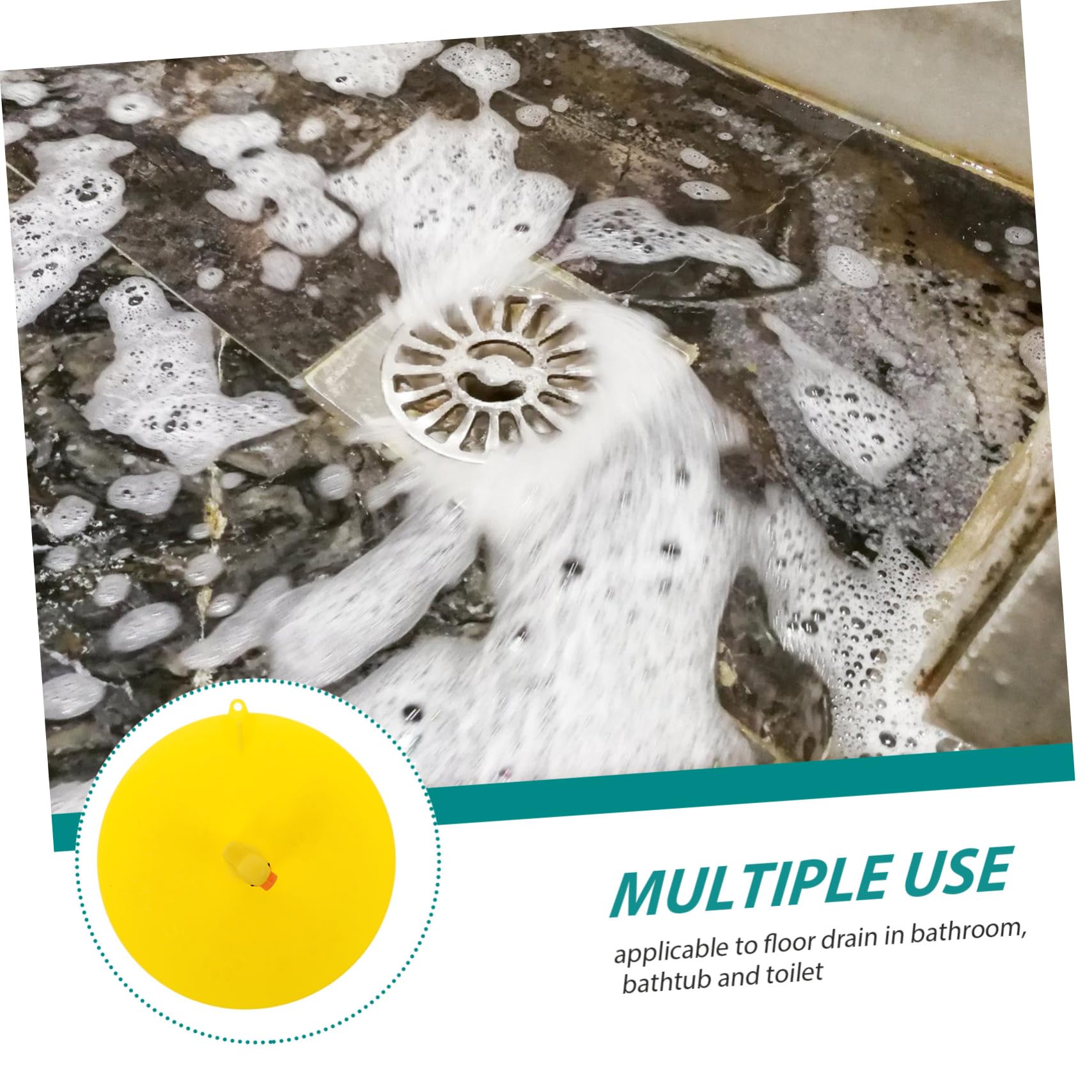 Uonlytech 8 Uds Cubierta De Drenaje De Piso Baño Tapón De Drenaje De Bañera Universal Tapón De Bañera Cubierta Fregadero