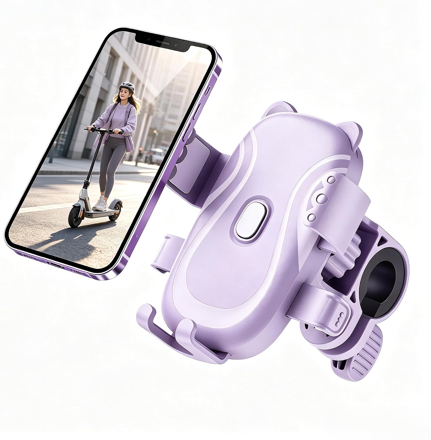 Motorcycle & Bike Phone Mount, Durable & Stylish Handlebar Holder