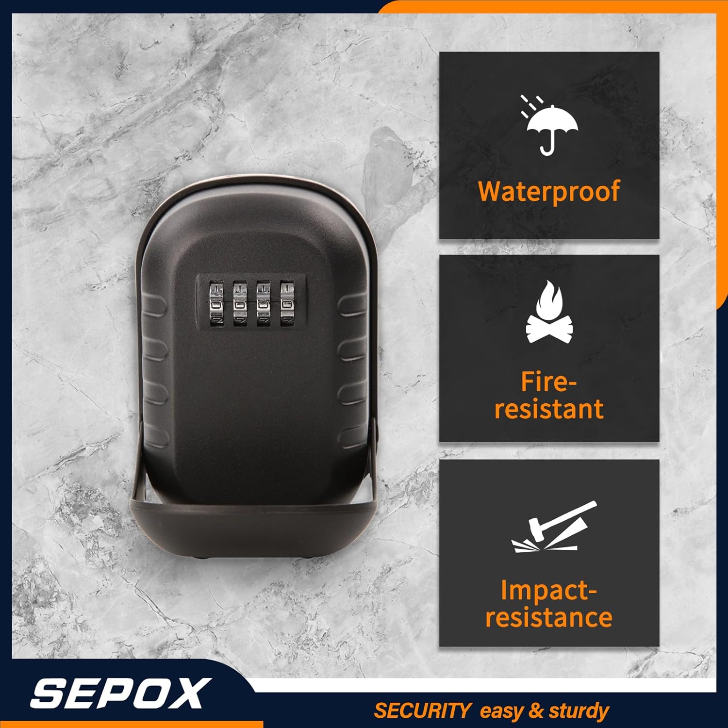 SEPOX 12PCS Set Zodiac Series Dial Combination Lock & Key Lock Box