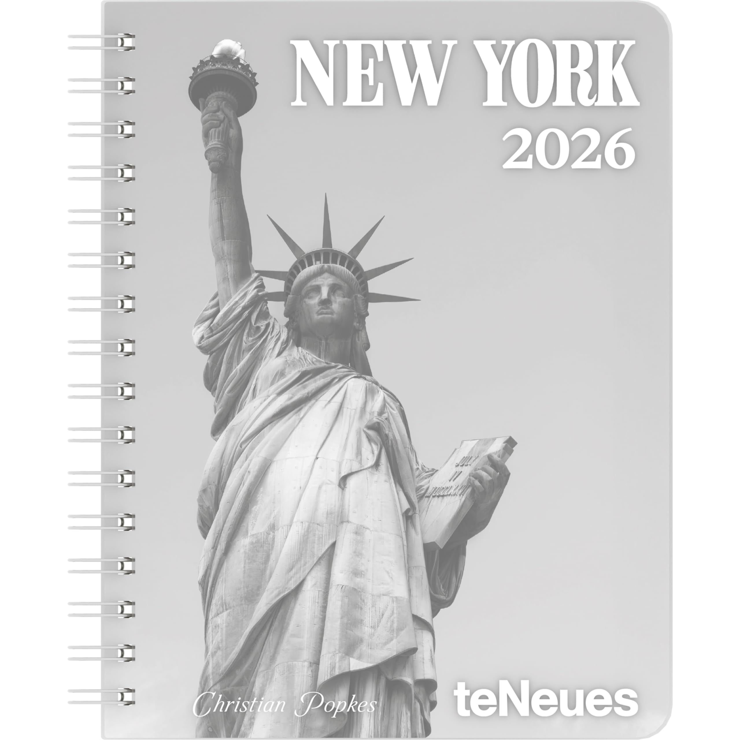 teNeues - New York Diary 2026 – Buchkalender & Taschenkalender 16,5x22 cm | Wochenkalender für New-York-Fans, Beruf & Schule: Diary