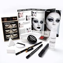 Halloween Goth Face Body Paint SFX Makeup Kit