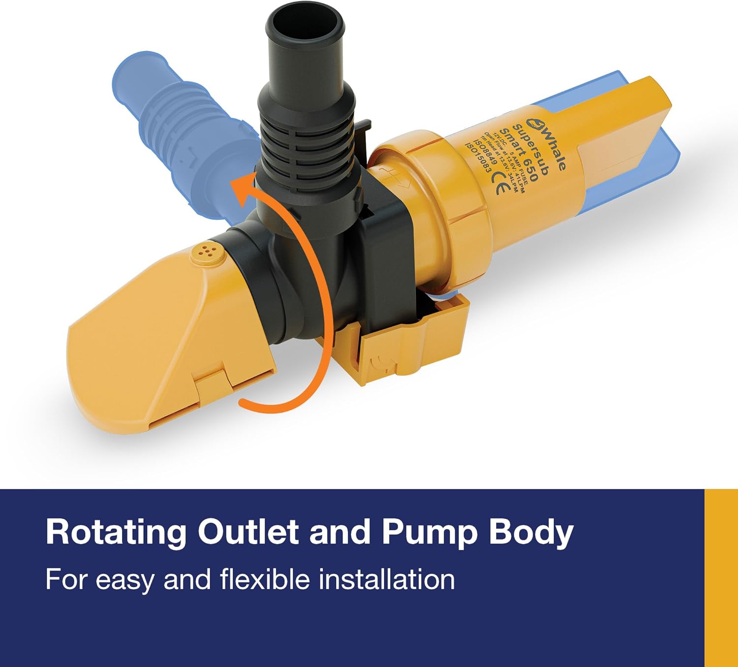Whale Supersub Smart Electric Bilge Pump - for Fresh or Salt Water Use