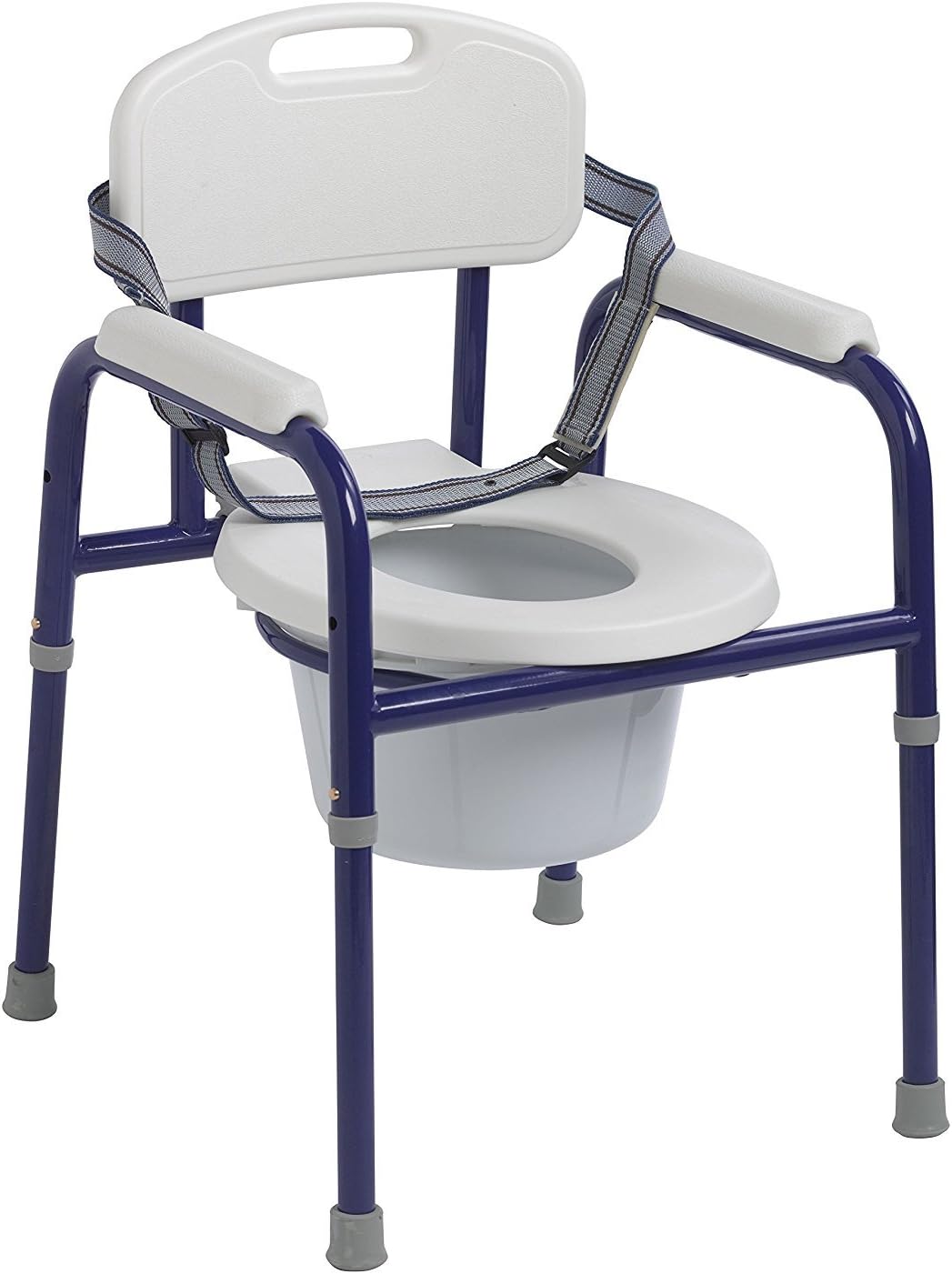 Inspired by Drive Pinniped Pediatric Commode Chair for Toilet with Arms, Blue