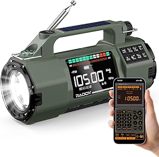 Raddy SH-907 Emergency Radio Portable Solar Hand Crank Radio