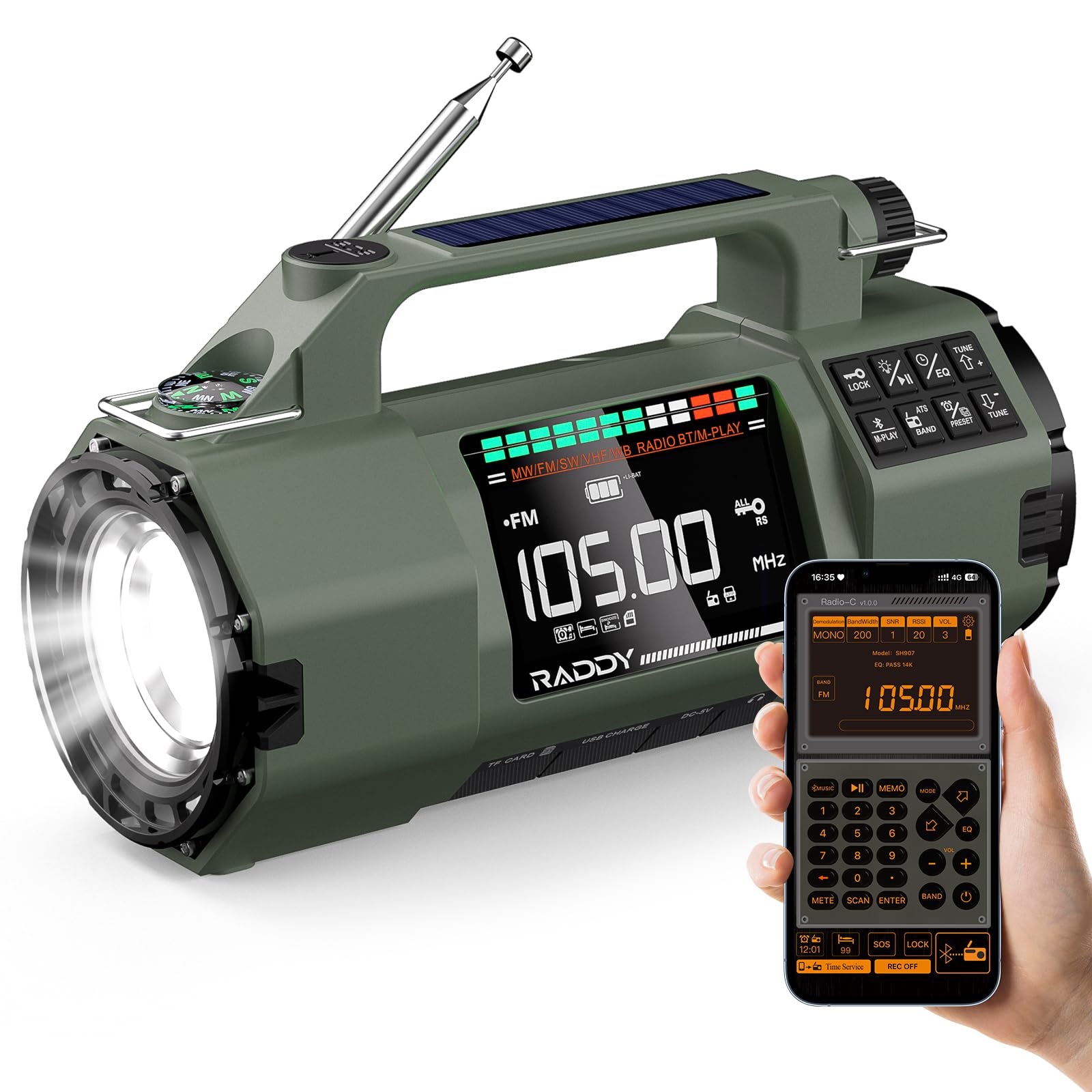 Raddy SH-907 Emergency Radio