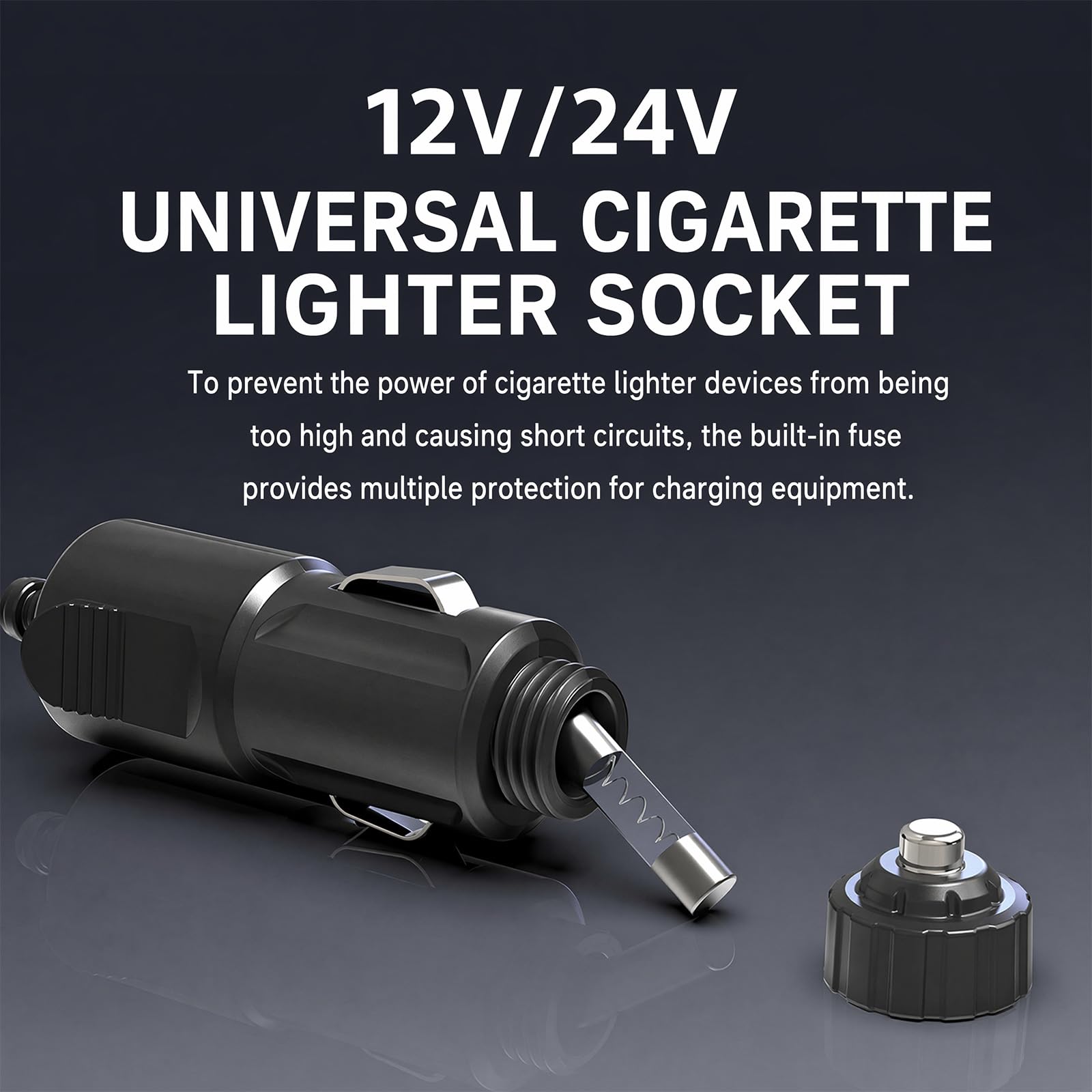Aire Acondicionado Portátil para Coche, Ventilador de coche 2 en 1 de 12V/24V, ventilador ajustable sin escalones para visor solar, mango de clip para coche portátil enfriador de pie para oficina