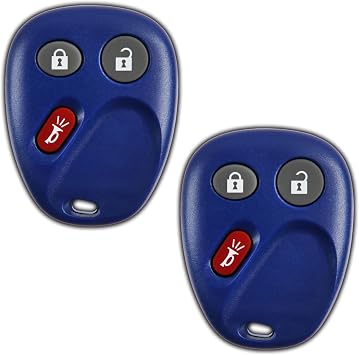 2X KeylessOption Key Fob for 2003 2004 2005 2006 2007 Cadillac Escalade Chevrolet Chevy Equinox Silverado Suburban Tahoe GMC Sierra Yukon Pontiac Remote, 3-Button LHJ011, Programming Guide Included