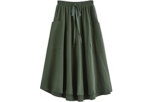 Casual Pleated Midi Skirt: Your Elegant Summer Staple