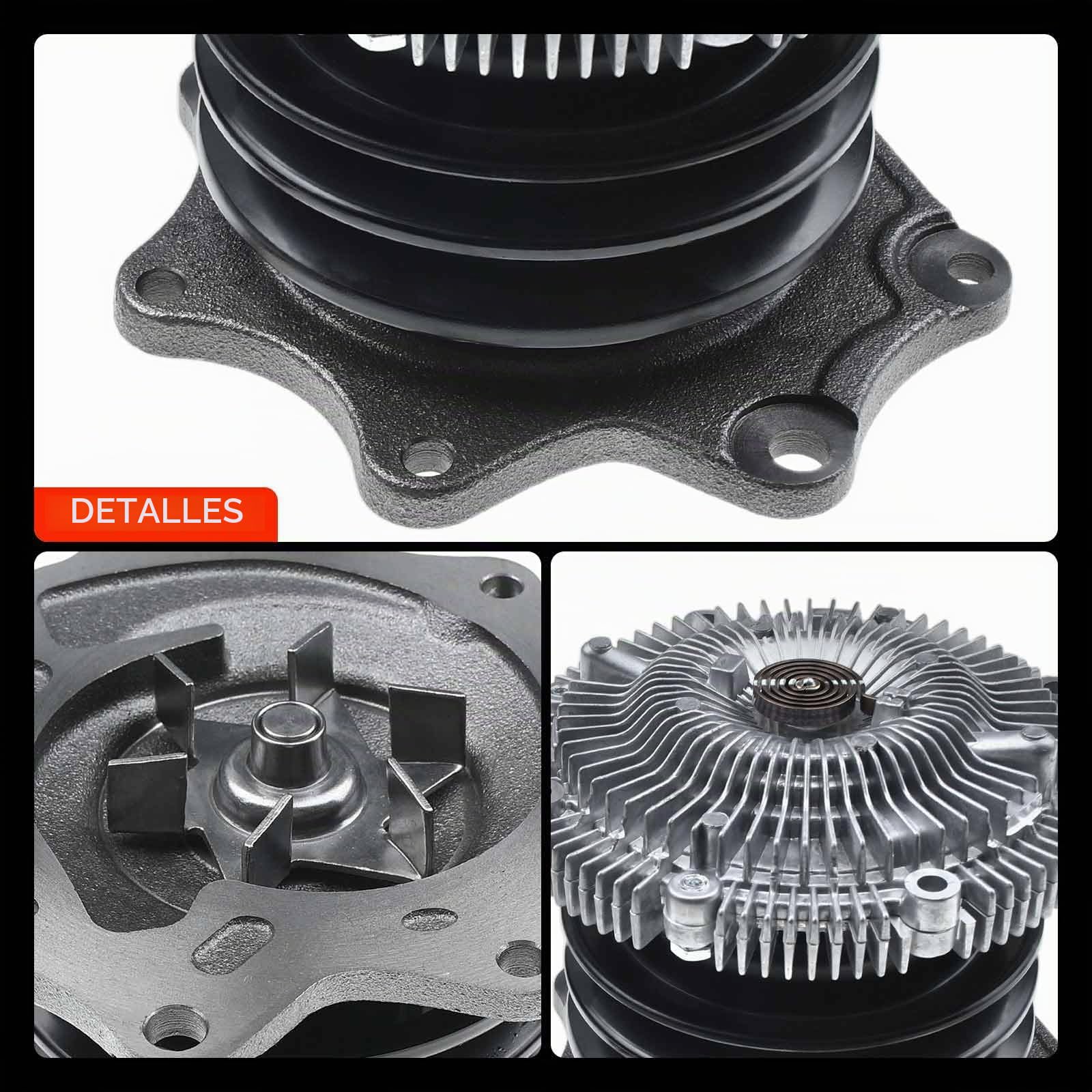 Frankberg Bomba de agua Refrigerante Compatible con Terrano II R20 2.7 TD 4WD Maverick UDS UNS 2.7 TD Terrano II R20 2.7 TDi 4WD Replace# 2101080G28