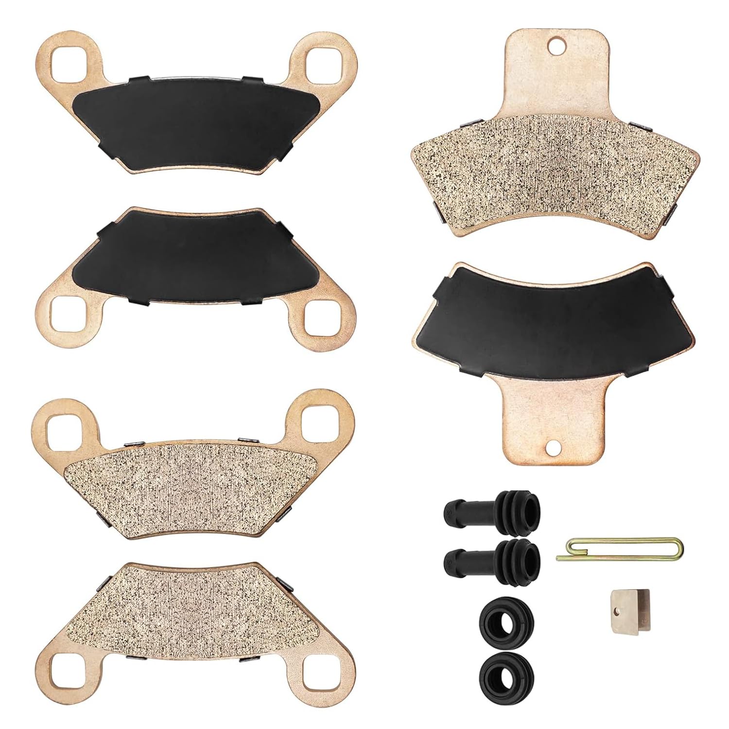Sinterizado delantero y trasero pastillas de freno y botas para Polaris Sportsman Magnum Trail Boss Trail Blazer Scrambler Xplorer Xpedition 500 425 400 335 330 325 250