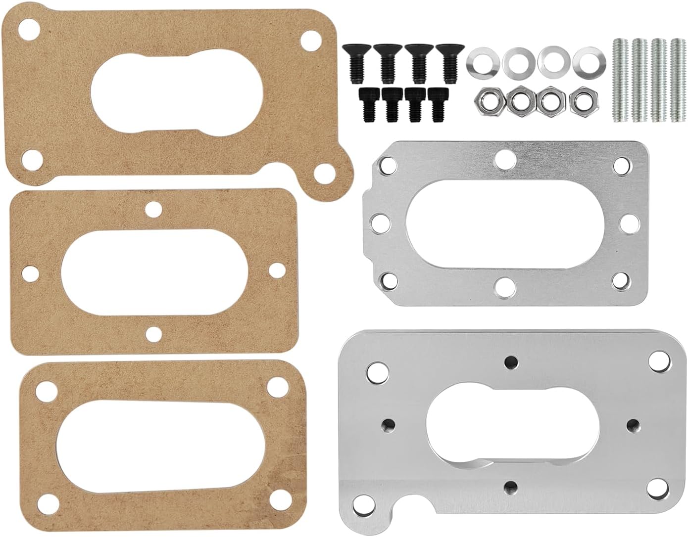 Carburetor Manifold Adapter Kit 32/36 Fits for Mazda B2000 2.0L 11/1984-1993, B2200 2.2L 1987-1991 99004.675, 99004675