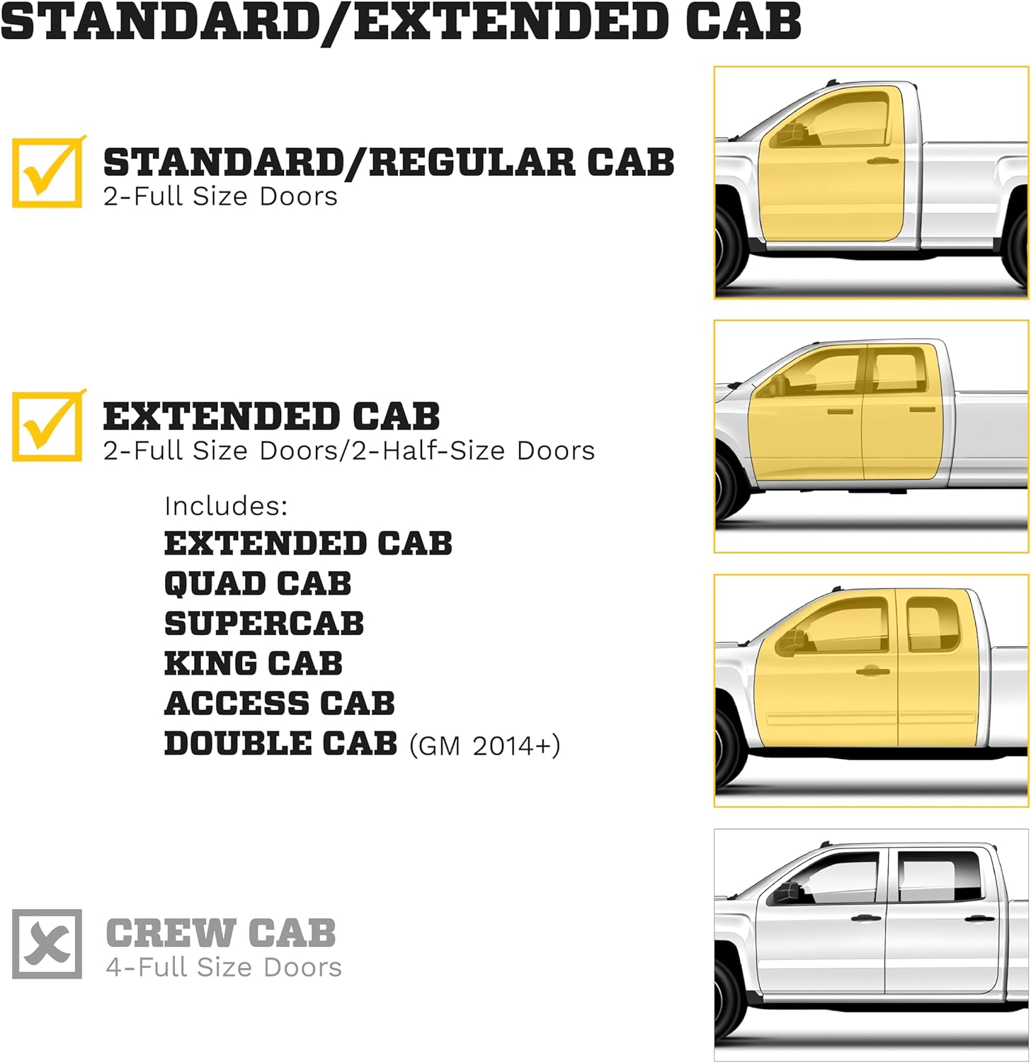 Husky Liners X-act Contour Floor Mats | Fits 2002-2024 Dodge Ram 1500 (19-24 Classic Body Only); 2003-2018 Ram 2500/3500 w/Auto. Trans. Quad/Regular CAB ONLY | Front Row, 2-pc Black - 53521 - Image 10
