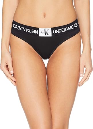 Calvin Klein Womens Monogram Thong