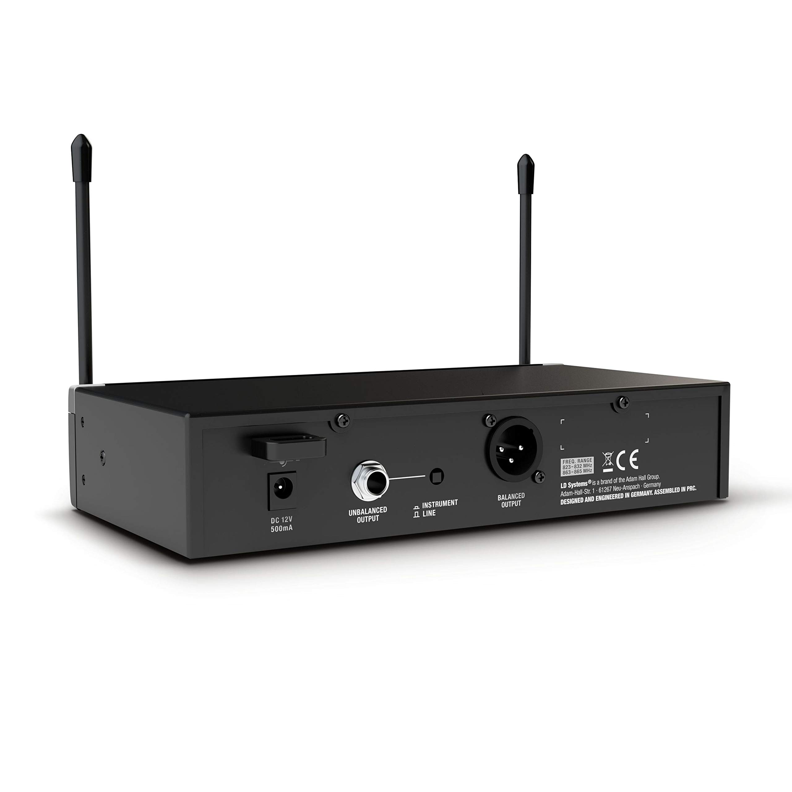 LD Systems U308 HHD - system radiowy z mikrofonem ręcznym dynamiczny - 863-865 MHz+ 823-832 MHz
